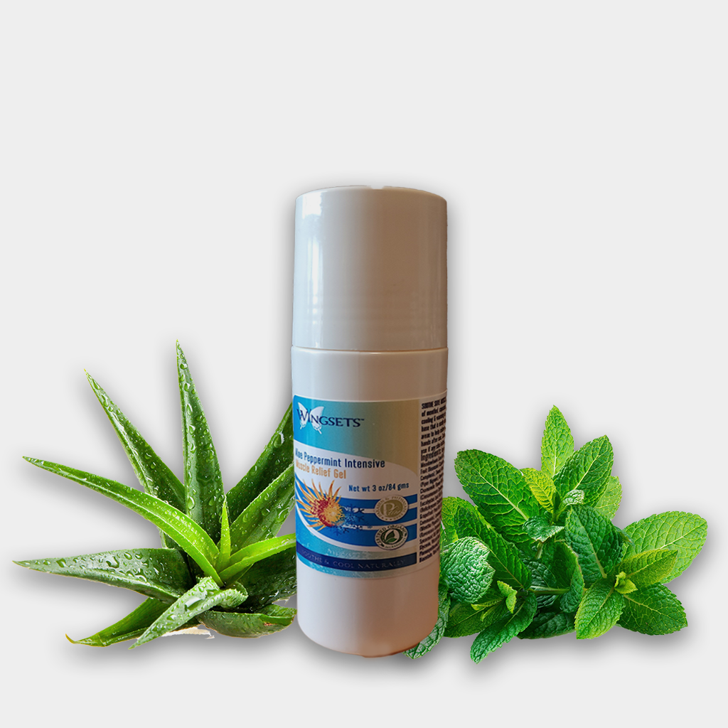 Aloe Peppermint Muscle Relief Gel - organic content