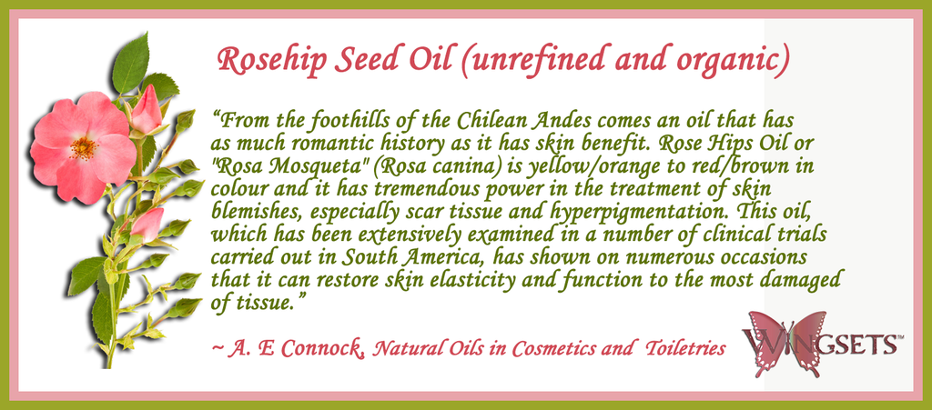 Rosehip Seed Oil - certified organic ingredient