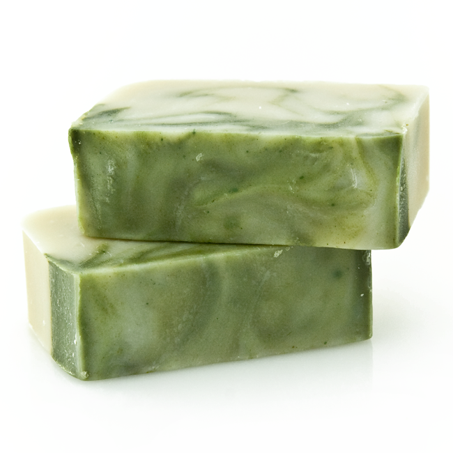 Green Irish Tweed (Type) Handcrafted Bar Soap - certified organic ingredients