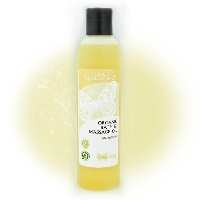 Women's Bath & Massage Oil - Citrus Vanilla Spice