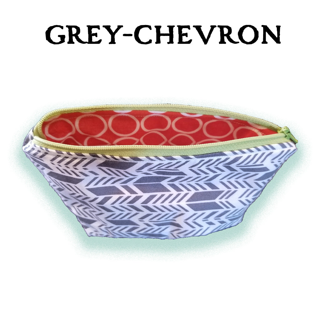 Essential Oil Carrying Cases - Grey Chevron