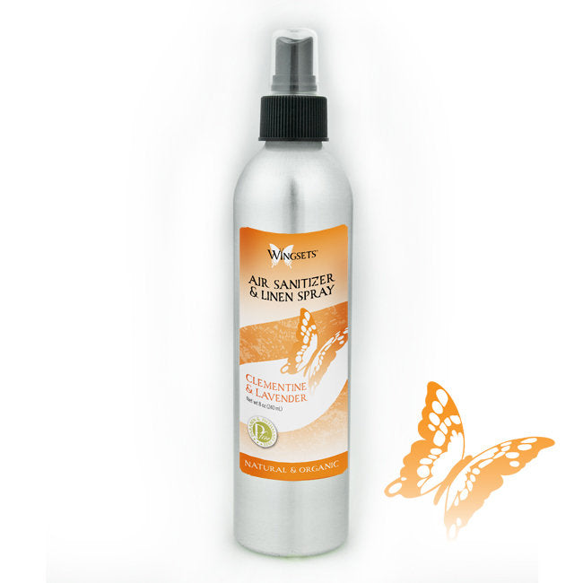 essential oil room spray of clementine and lavender