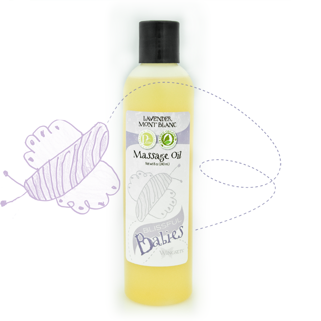 Blissful Babies Organic Massage Oil - Bulgarian Lavender