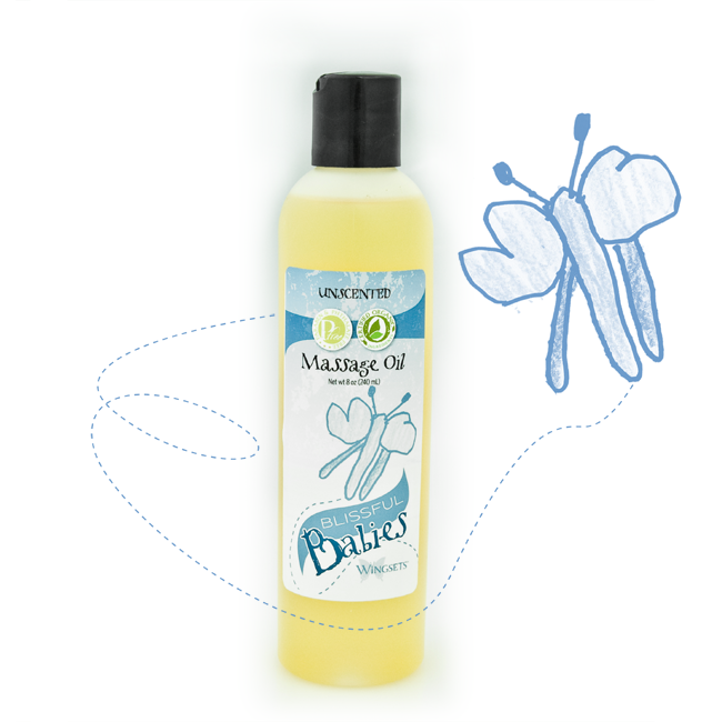 Blissful Babies Organic Massage Oil - Unscented