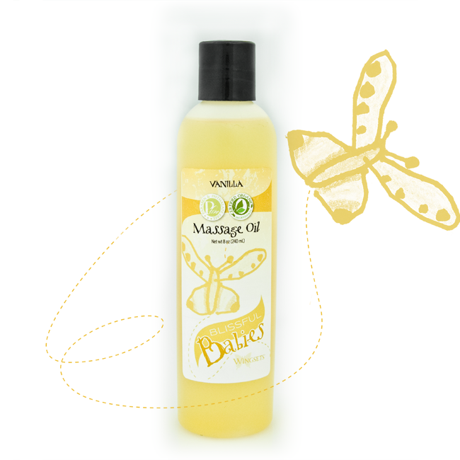 Certified organic massage oil Baby