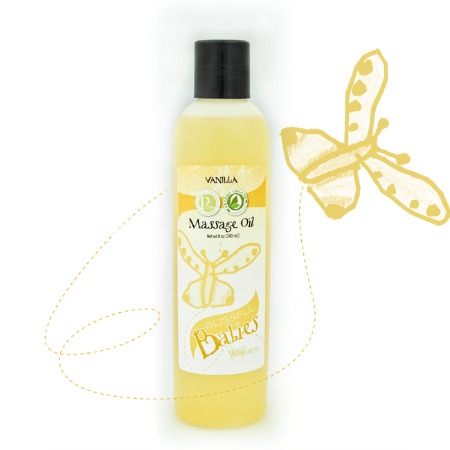 Blissful Babies Organic Massage Oil - Vanilla