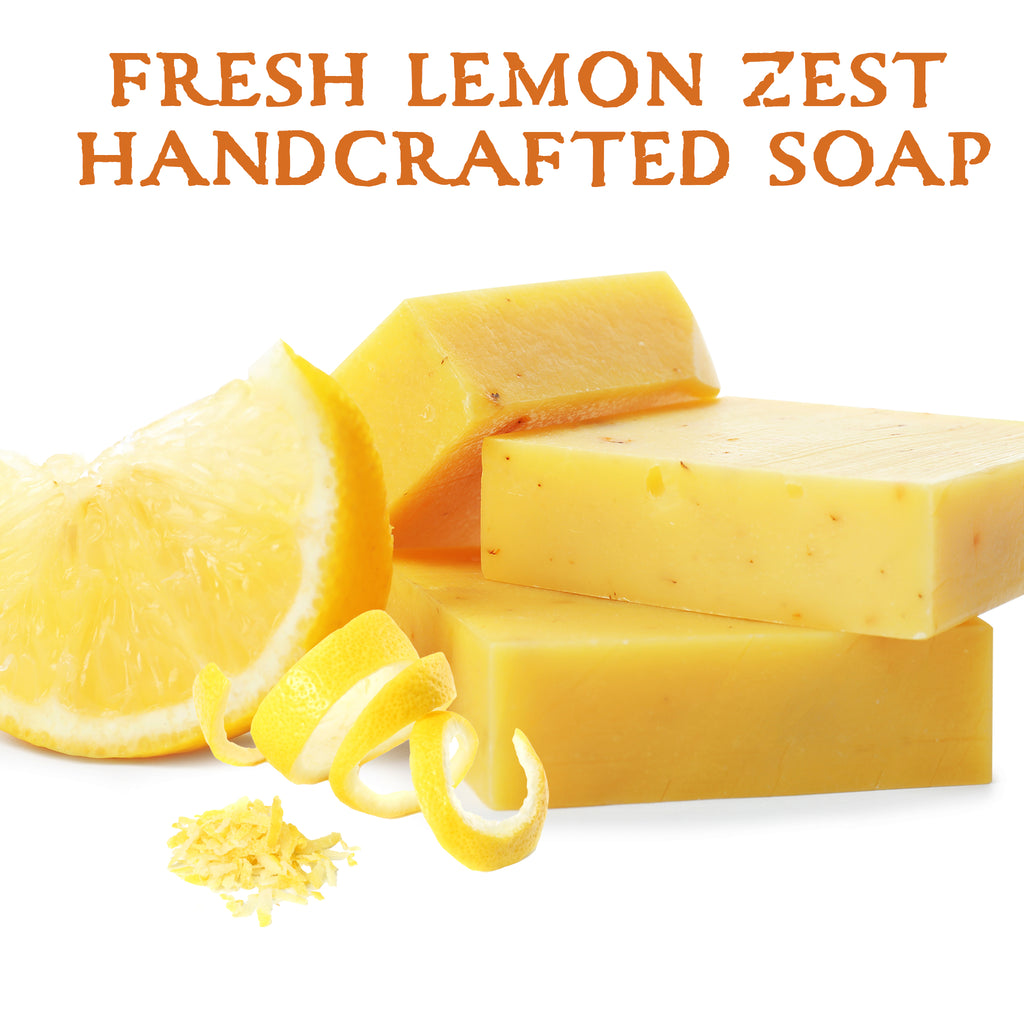 Fresh Lemon Zest Organic Bar Soap