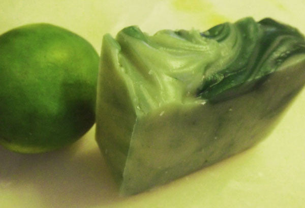 organic fresh lime shea butter soap