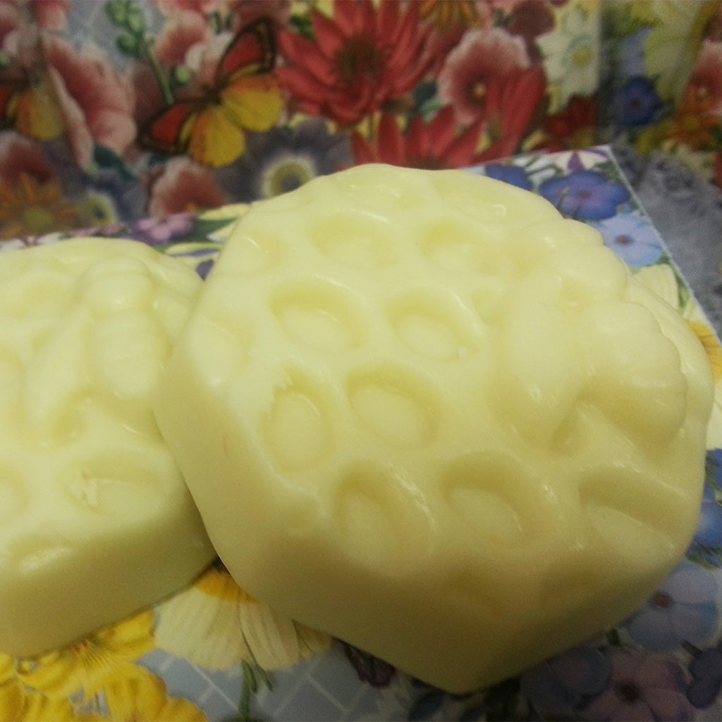 lotion bar honey bee made with certified organic ingredients, shea, mango, coconut, sweet almond oil, jojoba oil