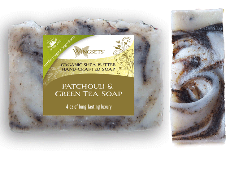 Patchouli & Green Tea Organic  Bar Soap