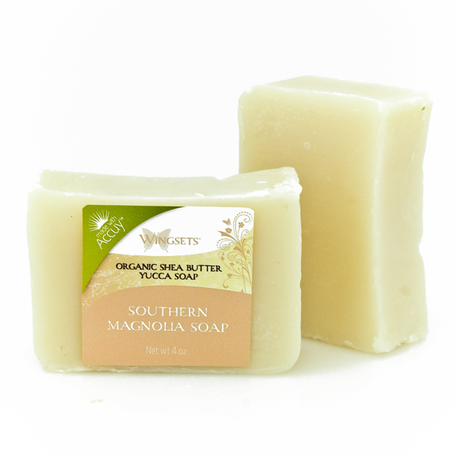 Southern Magnolia Handcrafted Bar Soap - certified organic ingredients