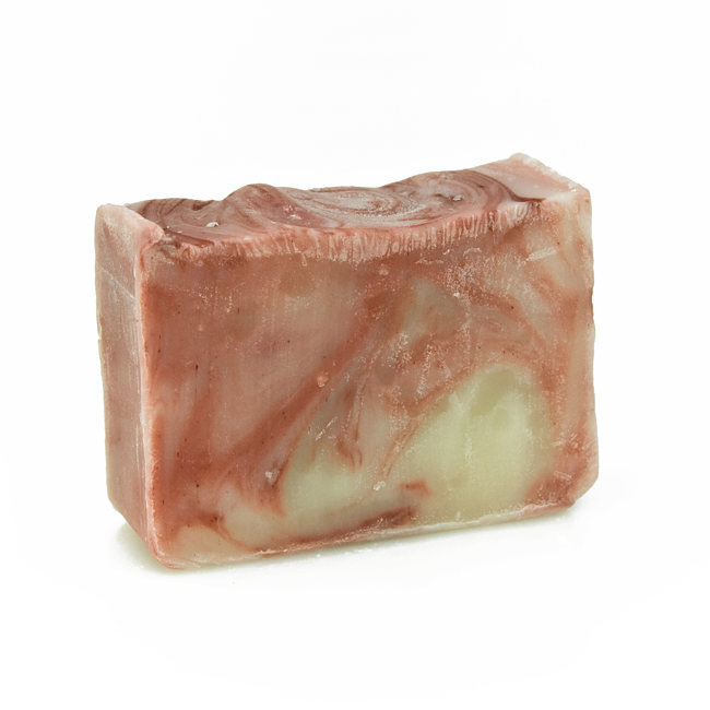 peppermint soap for the holidays with pure organic essential oils