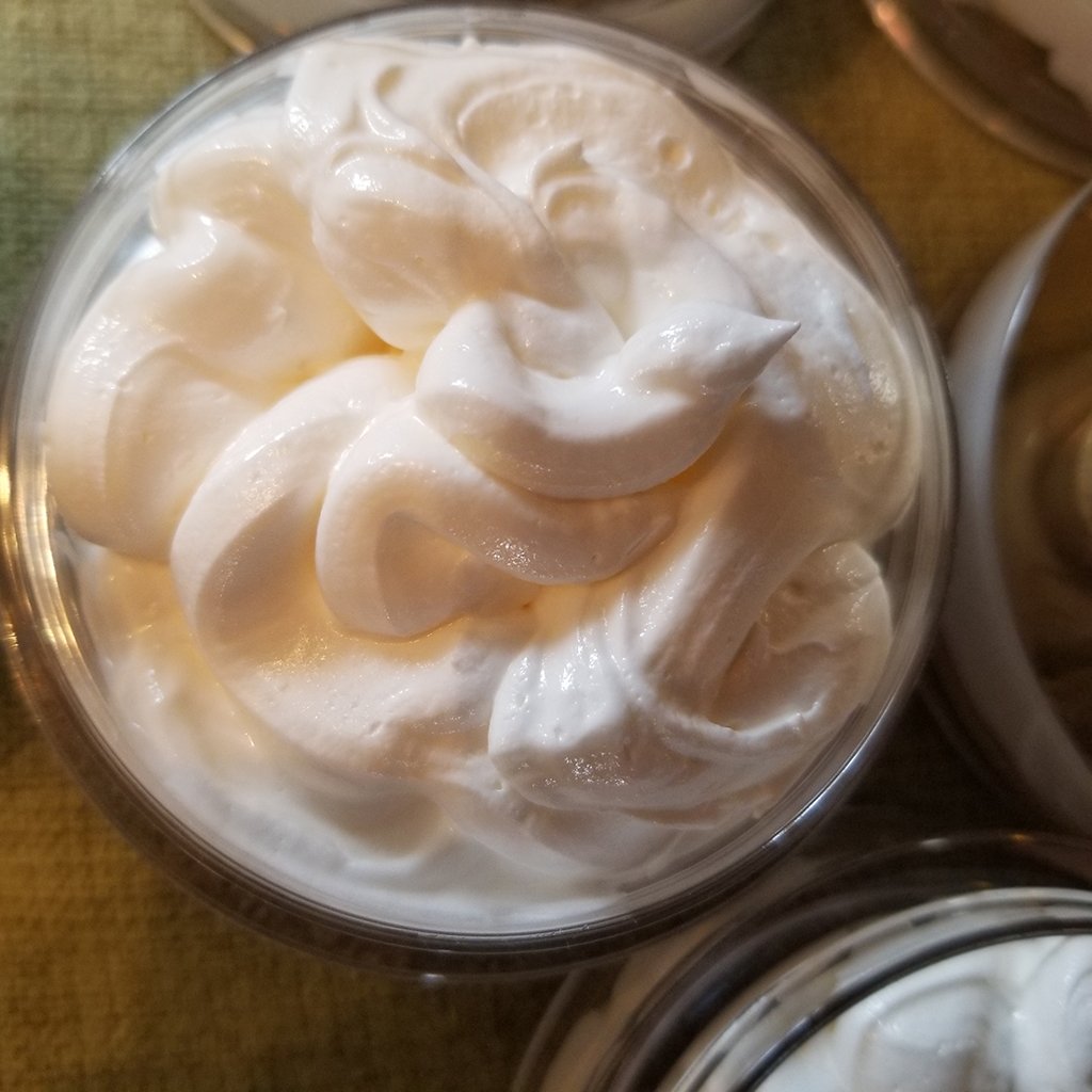 whipped shea mango coconut oil body butter made with certified organic ingredients