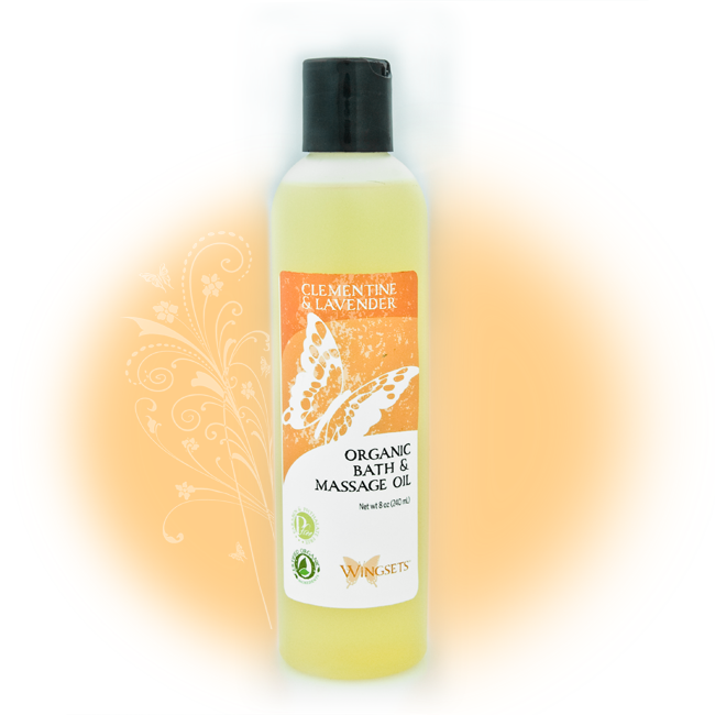Women's Bath & Massage Oil - Clementine Lavender